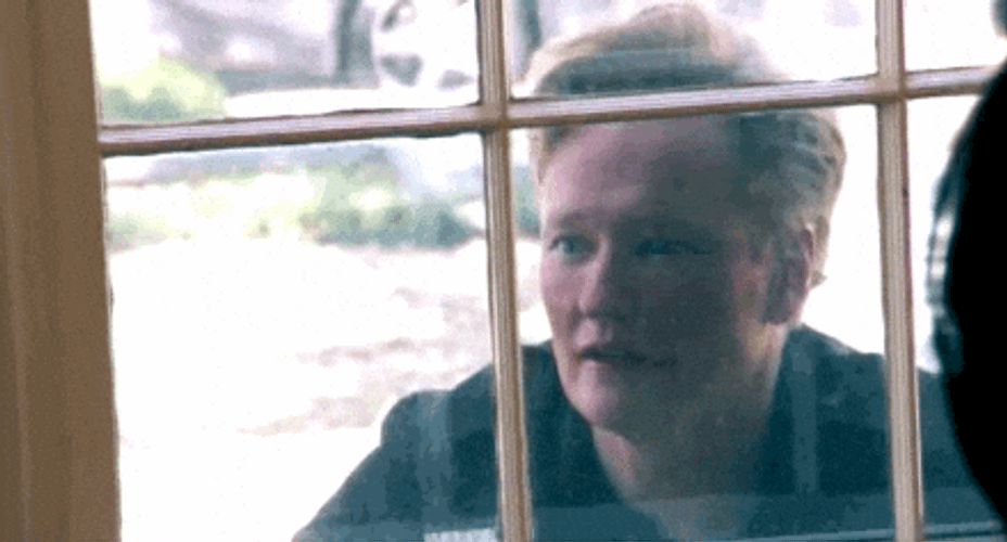 Conan O'Brien Let Me In Meme GIF