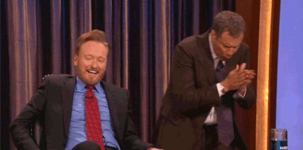 Conan O'Brien Rubbing Hands Together GIF