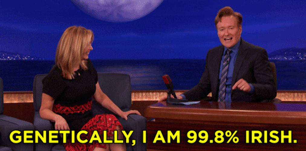 Conan Obrien Genetically I Am 99.8 Percent Irish GIF
