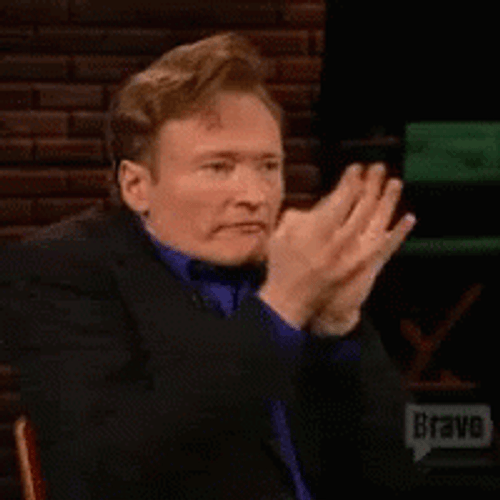Conan Obrien Plotting With His Fingedrs GIF
