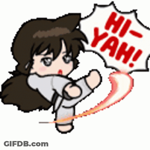 Conan Ran Mouri Chibi Version GIF