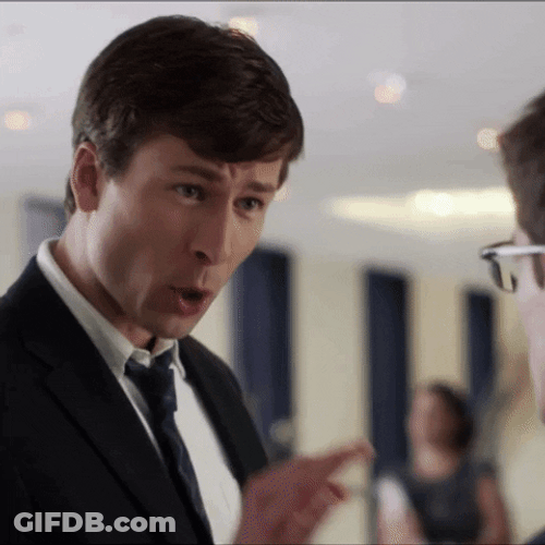 Conceited Glen Powell Harsh Instructions GIF