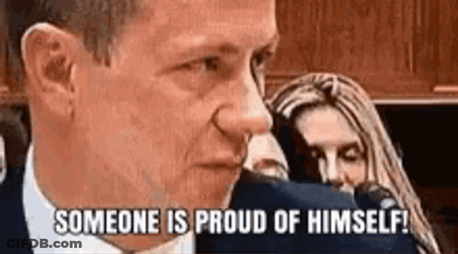 Conceited Man Someone Is Proud Of Himself GIF