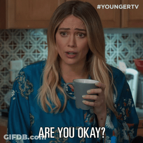 Concerned Hilary Duff Asking If Okay GIF