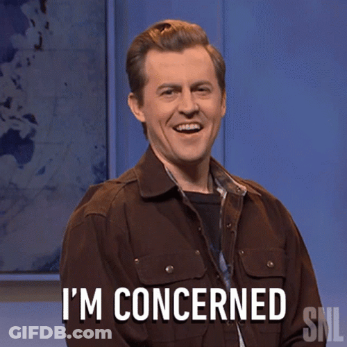 Concerned Saturday Night Live Alex Moffat GIF