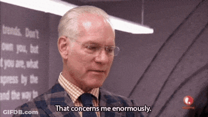 Concerned Tim Gunn Project Runway GIF