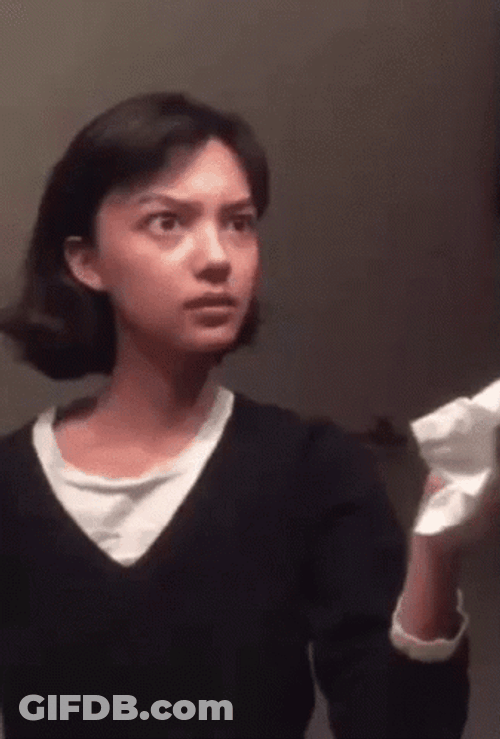 Concerned Worried Reaction Wipe It Down GIF
