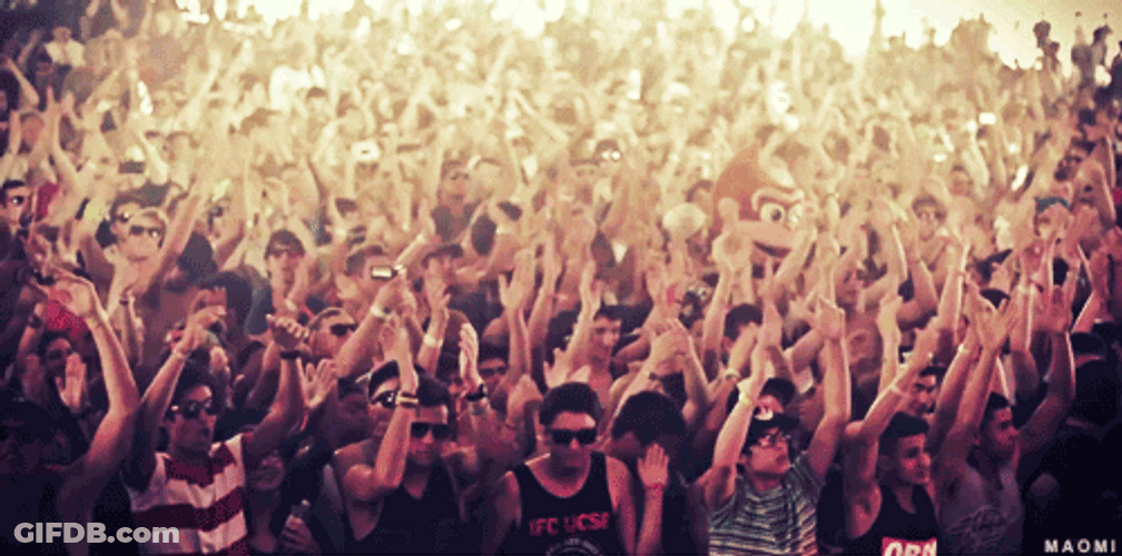 Concert Clap Hyped Audience GIF