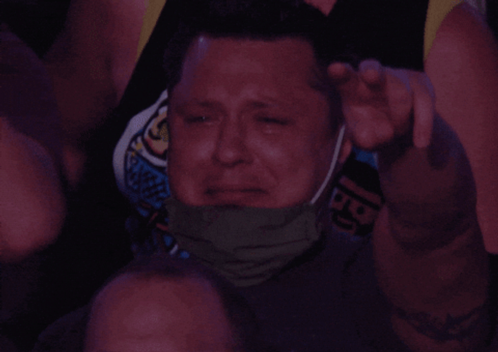 Concert Crying Emotional Damage Meme GIF