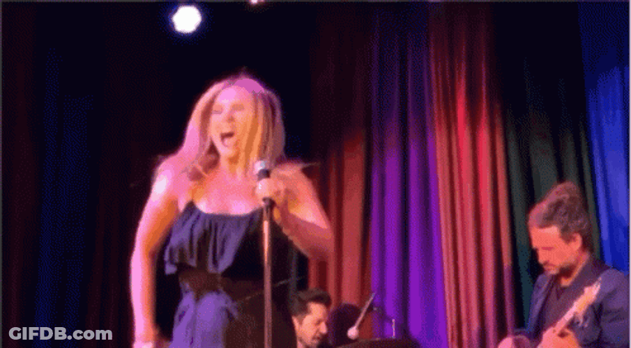 Concert Karaoke Queen GIF