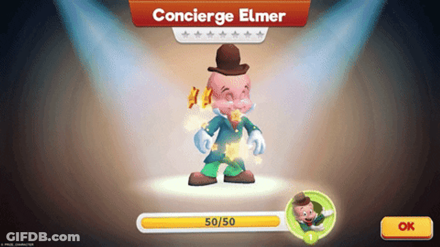 Concierge Elmer Fudd Game Character GIF
