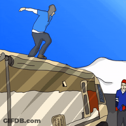 Concussion Jumps Out GIF