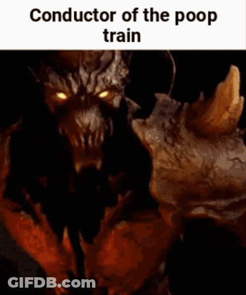 Conductor Of The Poop Train Borderlands GIF