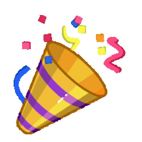 Confeti Sticker GIF