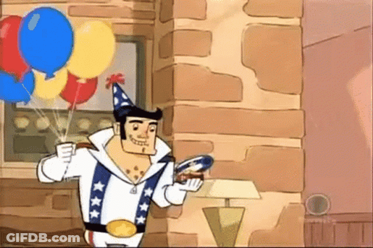 Confetti Cannon Dick Daring GIF