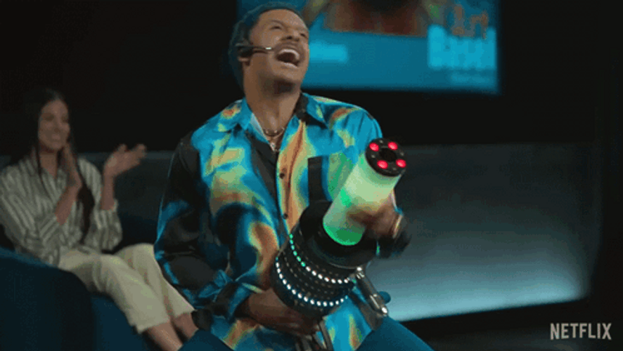 Confetti Laser Cannon GIF