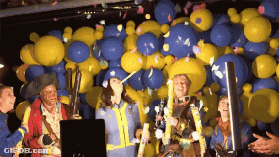 Confetti Party Office Celebration GIF