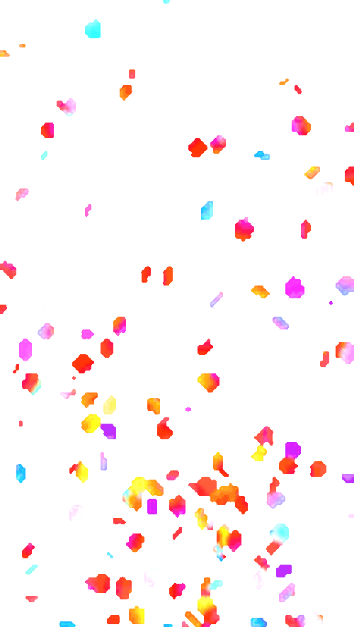 Confetti Party Sticker GIF