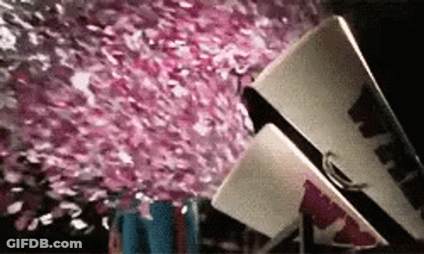 Confetti Shower Cannon GIF