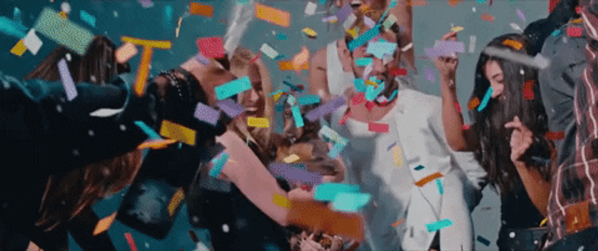 Confetti Thrown Congrats Celebration GIF