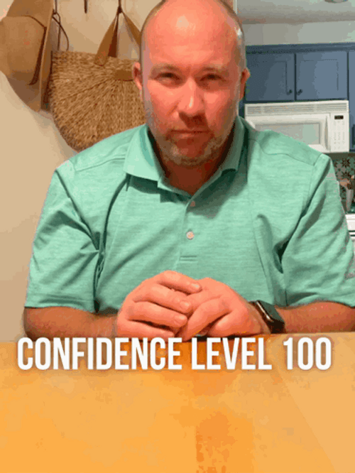 Confident Level 100 GIF