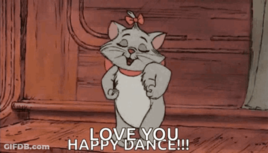 Confident Marie Dancing Cat Meme GIF