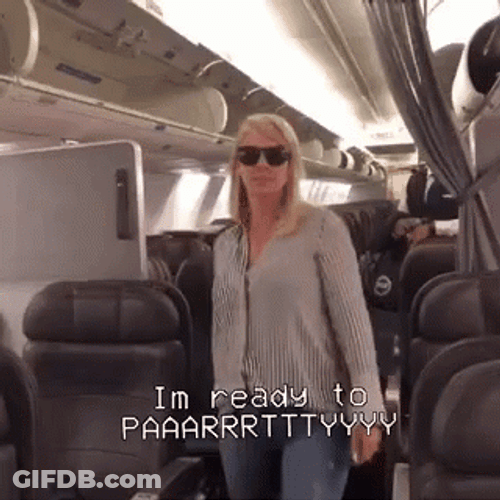 Confident Woman Ready To Party GIF