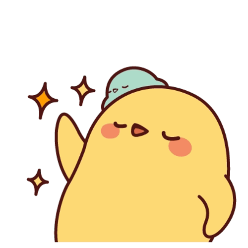 Confident Yellow Duck GIF