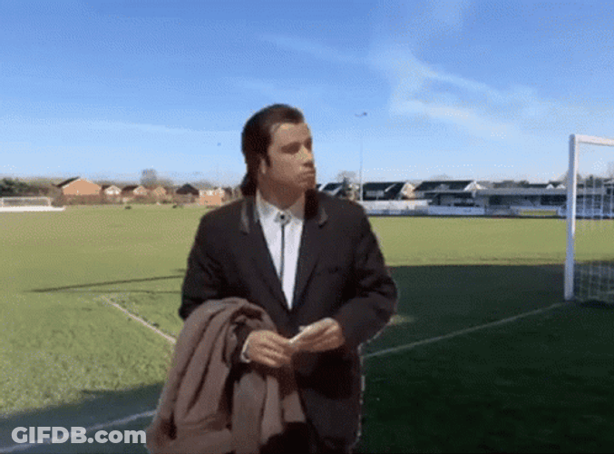 Confused Actor John Travolta Field GIF