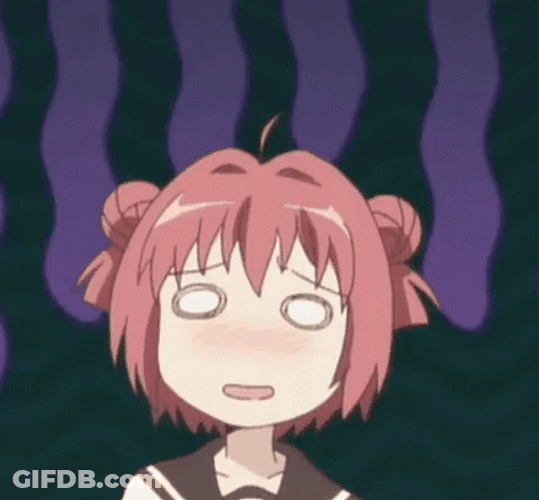 Confused Anime Akari Akaza GIF