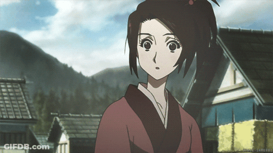 Confused Anime Fuu Kasami Samurai Champloo GIF