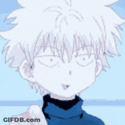 Confused Anime Killua GIF
