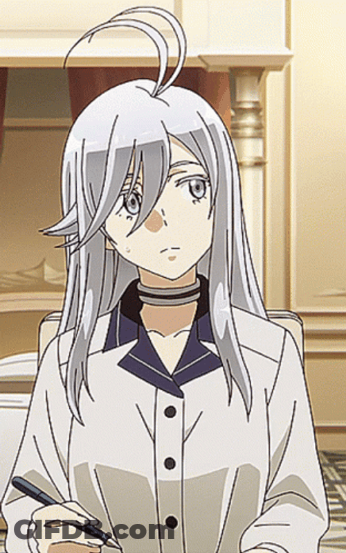 Confused Anime Mako Fujisaki86 GIF