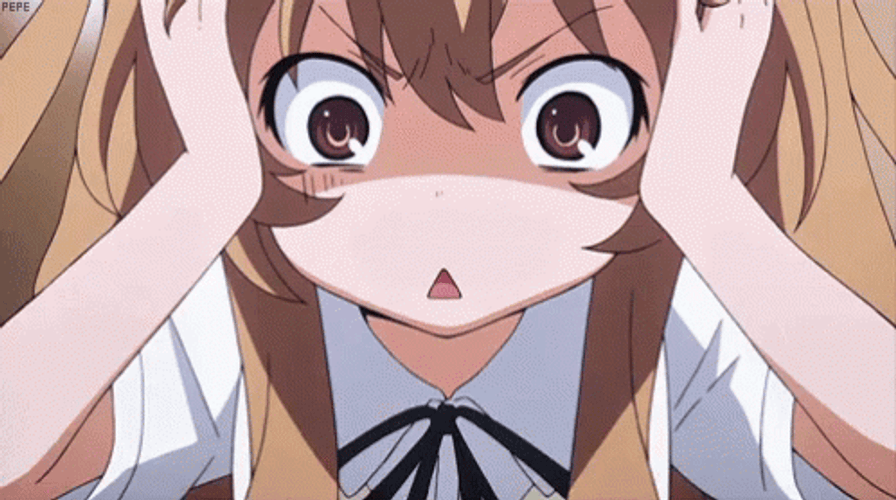Confused Anime Taiga Aisaka GIF