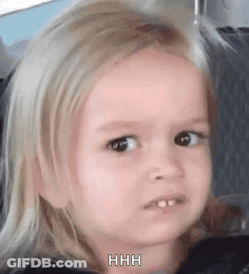 Confused Baby Girl Look GIF