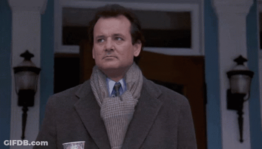 Confused Bill Murray Looking Around GIF