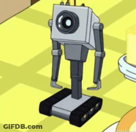 Confused Butter Robot GIF