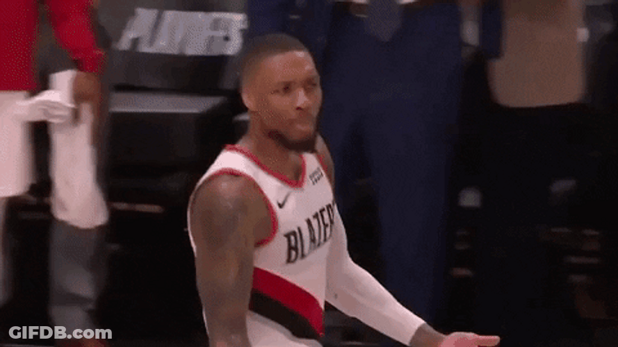 Confused Damian Lillard GIF
