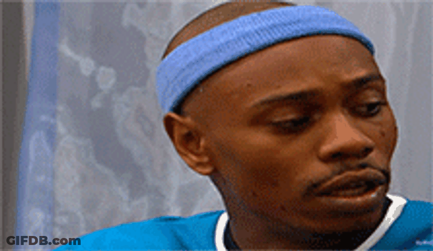 Confused Dave Chapelle Que GIF