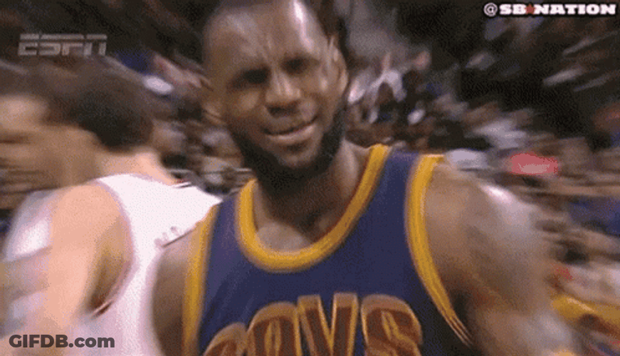 Confused Face Of James Lebron Looking Up GIF