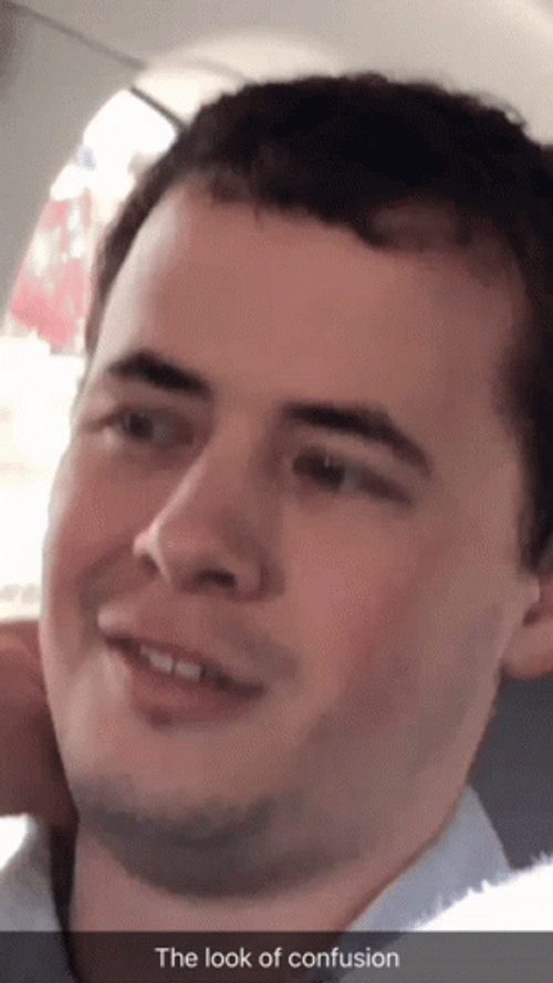 Confused Face Passenger Guy GIF