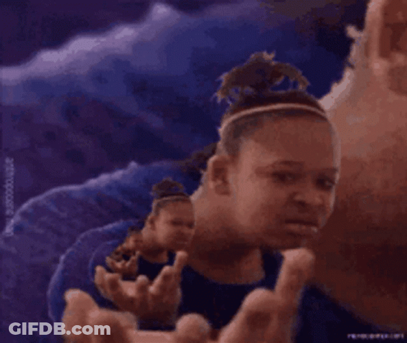 Confused Girl What Did He Say GIF