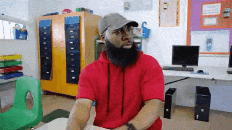 Confused Guy Clutch Pearls GIF