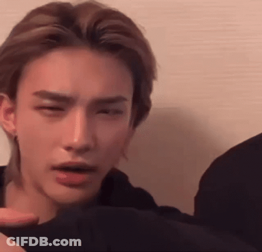 Confused Hyunjin Twitched Eyebrows GIF