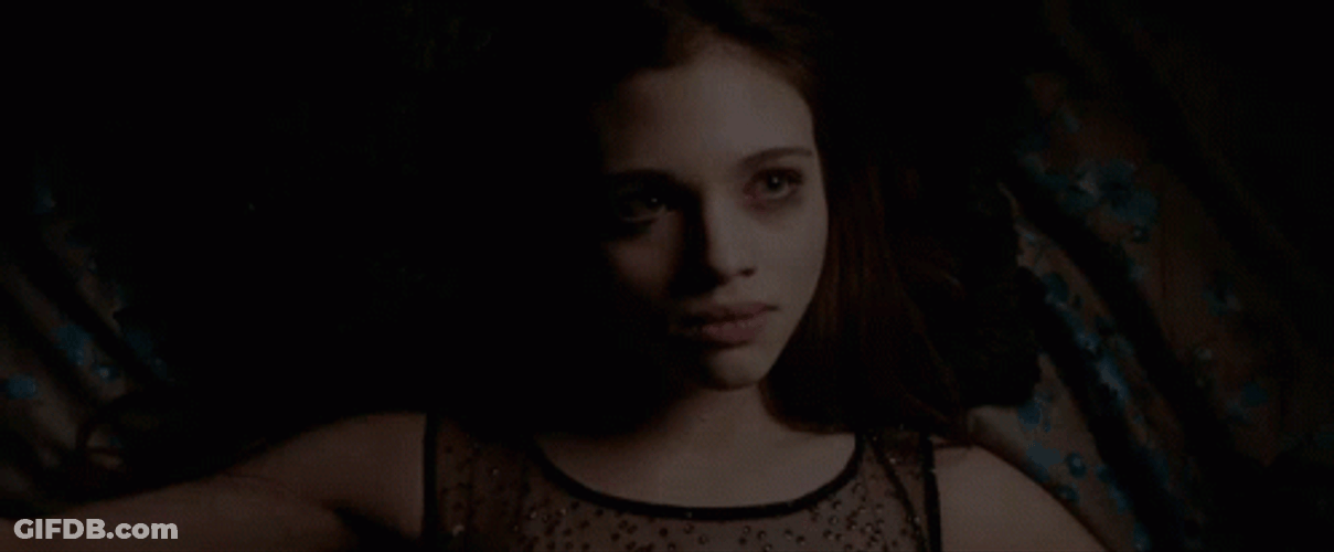 Confused India Eisley Intense Stare GIF