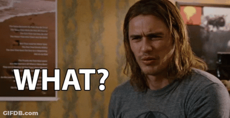 Confused James Franco Pineapple Express GIF