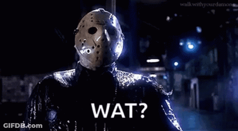 Confused Jason GIF
