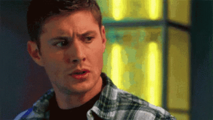 Confused Jensen Ackles GIF