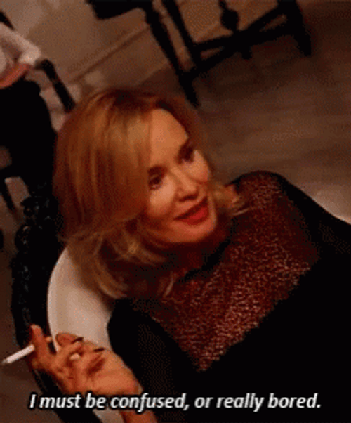 Confused Jessica Lange GIF