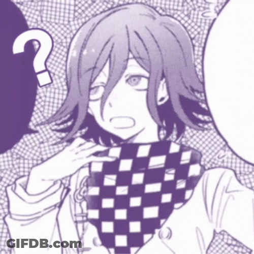 Confused Kokichi GIF